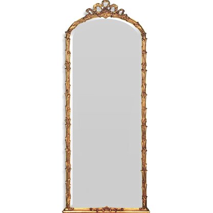 gold framed floor length mirror